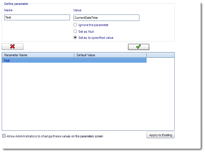 Crystal Reports: Default Parameters in Options in CRD.