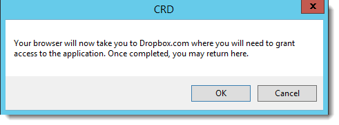 Crystal Reports: Dropbox pop-up in CRD.