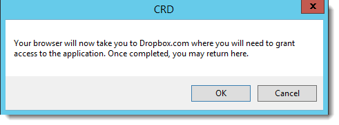 Crystal Reports: Dropbox pop-up in CRD.