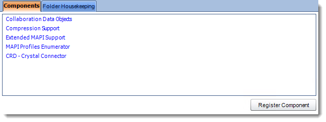 Crystal Reports: House Keeping section in Options in CRD.