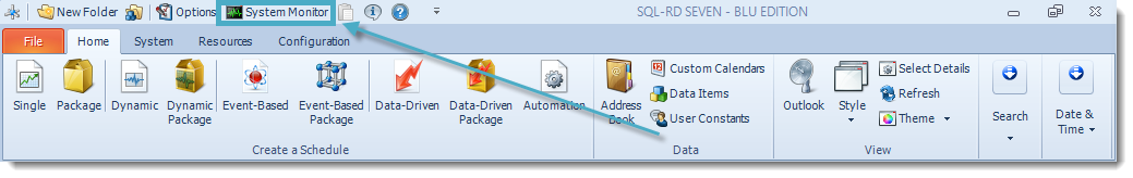 SSRS. SQL-RD Home Menu