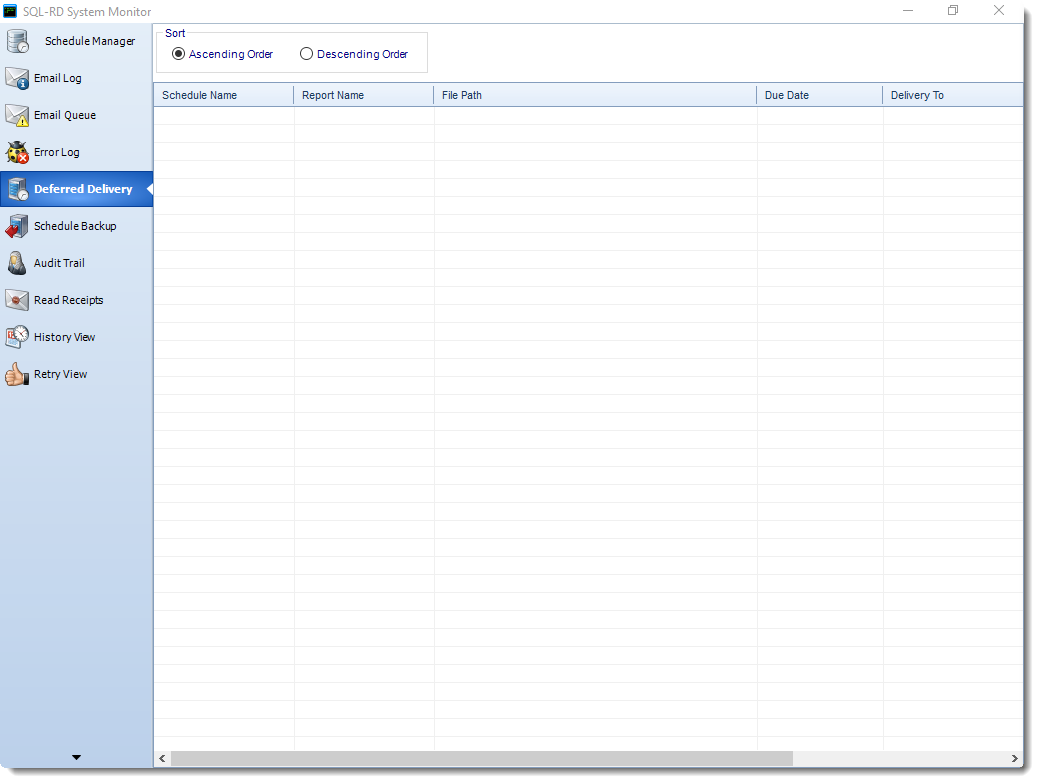 SSRS. Deferred Delivery in System Monitor in SQL-RD