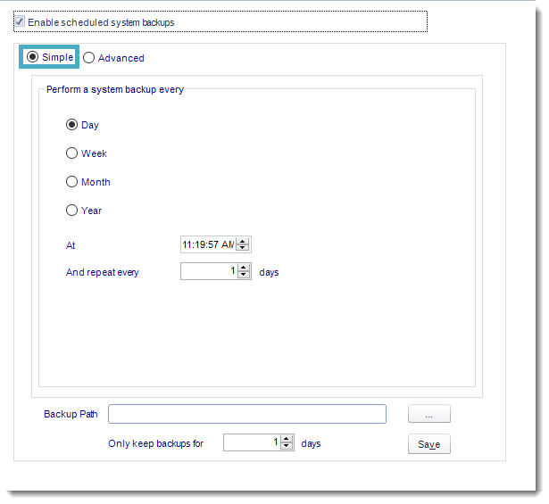 SSRS. Schedule Backup in System Monitor in SQL-RD