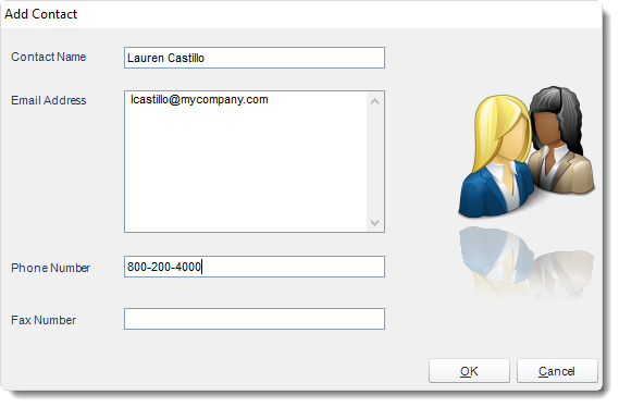 SSRS. Adding/ Editing Contacts in the Address Book in SQL-RD.