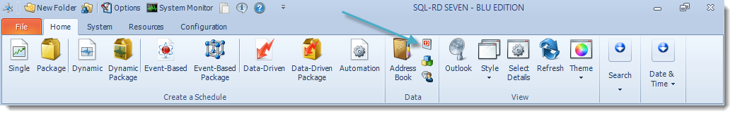 SSRS. SQL-RD Home Menu.
