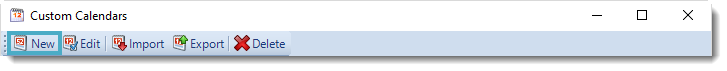 SSRS. Custom Calendars in SQL-RD.