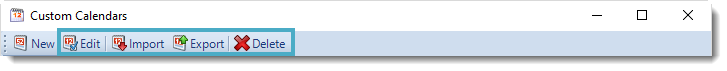 SSRS. Custom Calendars in SQL-RD.