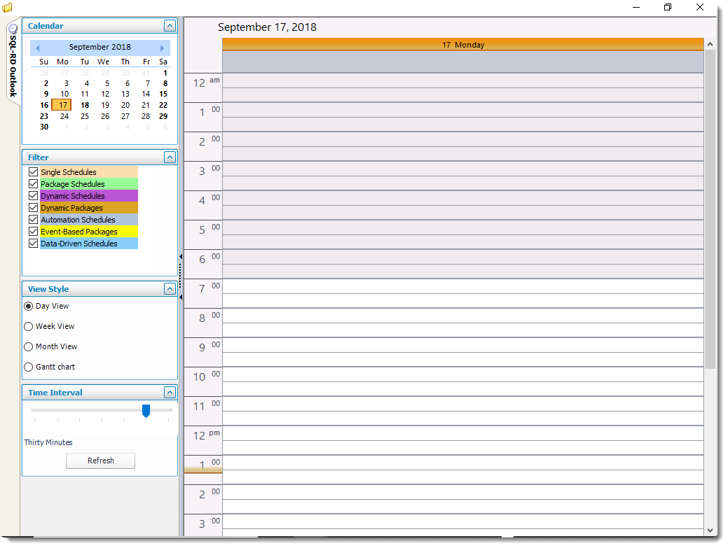 SSRS. SQL-RD Outlook in SQL-RD.