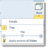 SSRS. Style View in SQL-RD.
