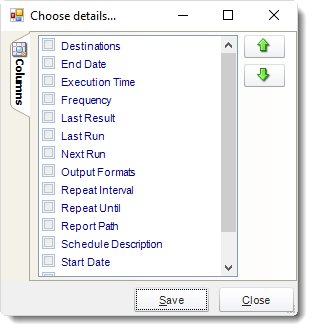Crystal Reports: Select Details in CRD.