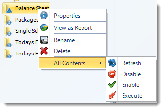 SSRS. Smart Folder Context Menu in SQL-RD.