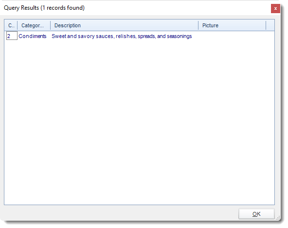 SSRS. Query Results from Get Values from Database interface in SQL-RD