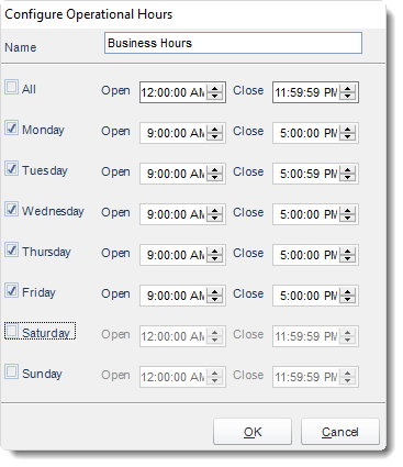 SSRS. Configure Operation Hours in SQL-RD.
