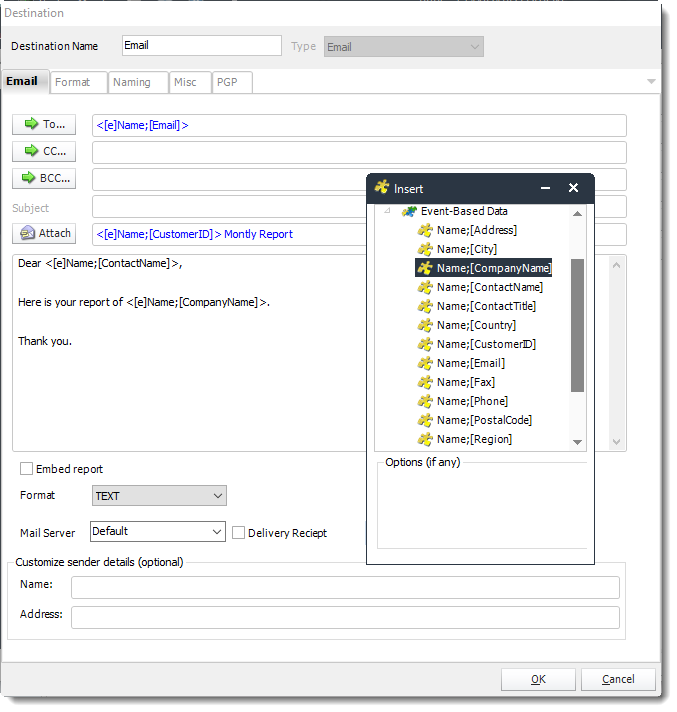 PBRS for Power BI/SSRS Reports: Setting up new SSRS reports in Event based schedules.