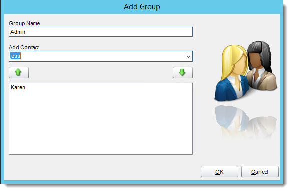 Crystal Reports: Adding a group in Address Book in CRD.