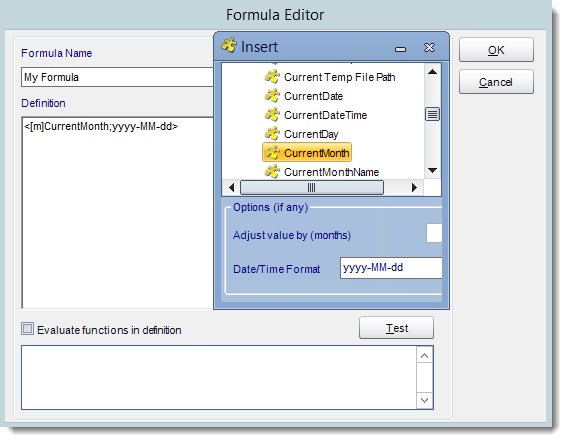 Crystal Reports: User Constant Formula Editor in CRD.