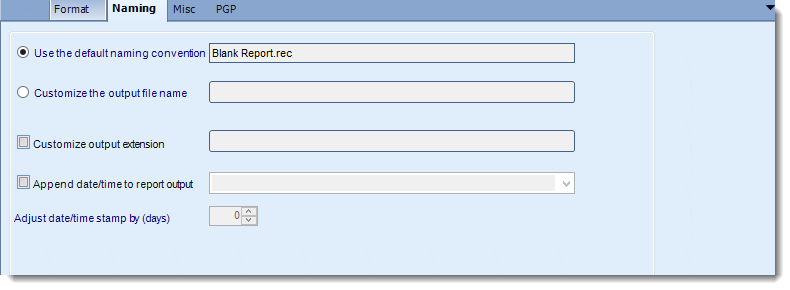 Crystal Reports: Record Style output formats options in CRD.