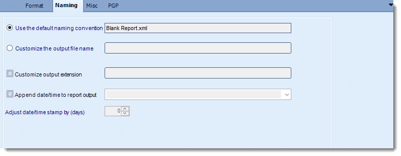 Crystal Reports: XML output format options in CRD.