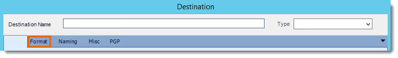 Crystal Reports: Format section in Destination in CRD.