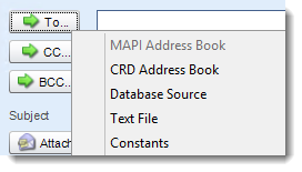 Crystal Reports: Email Destination in CRD.