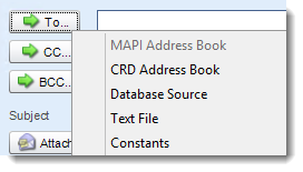 Crystal Reports: Email Destination in CRD.