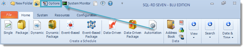 SSRS. SQL-RD Home Menu