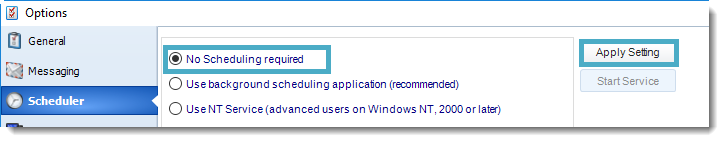 SSRS. Scheduler in Options section in SQL-RD
