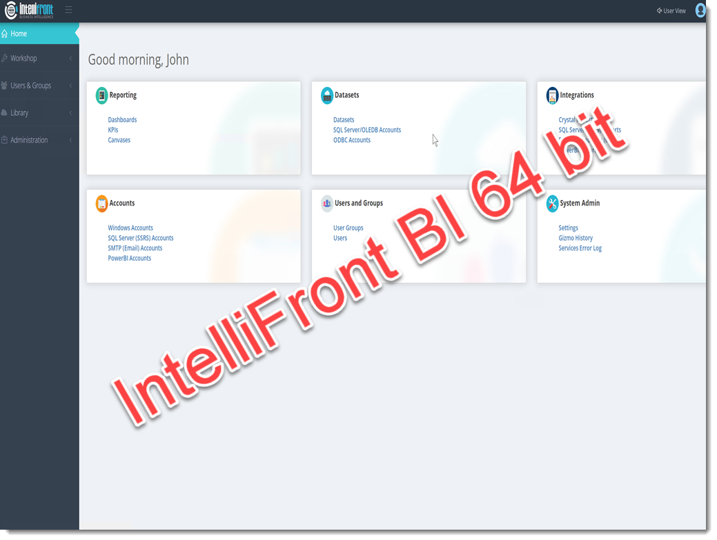 IntelliFront BI Release 20220706 Now Available