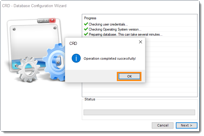 Crystal Reports: CRD Database Configuration Wizard