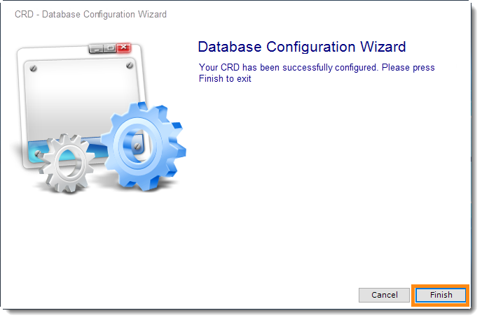 Crystal Reports: CRD Database Configuration Wizard