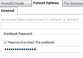 Password Protect Power BI Excel Export