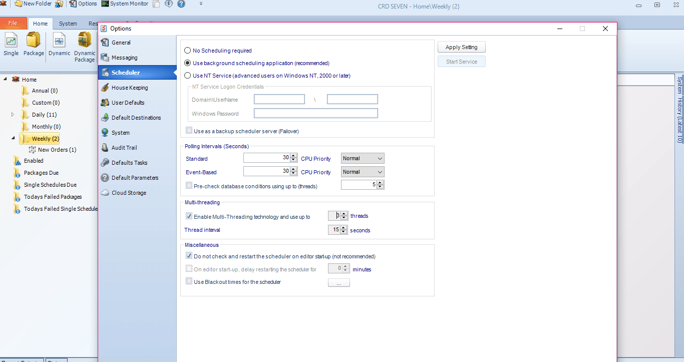 Execute Multipile Crystal Reports Simultaneously