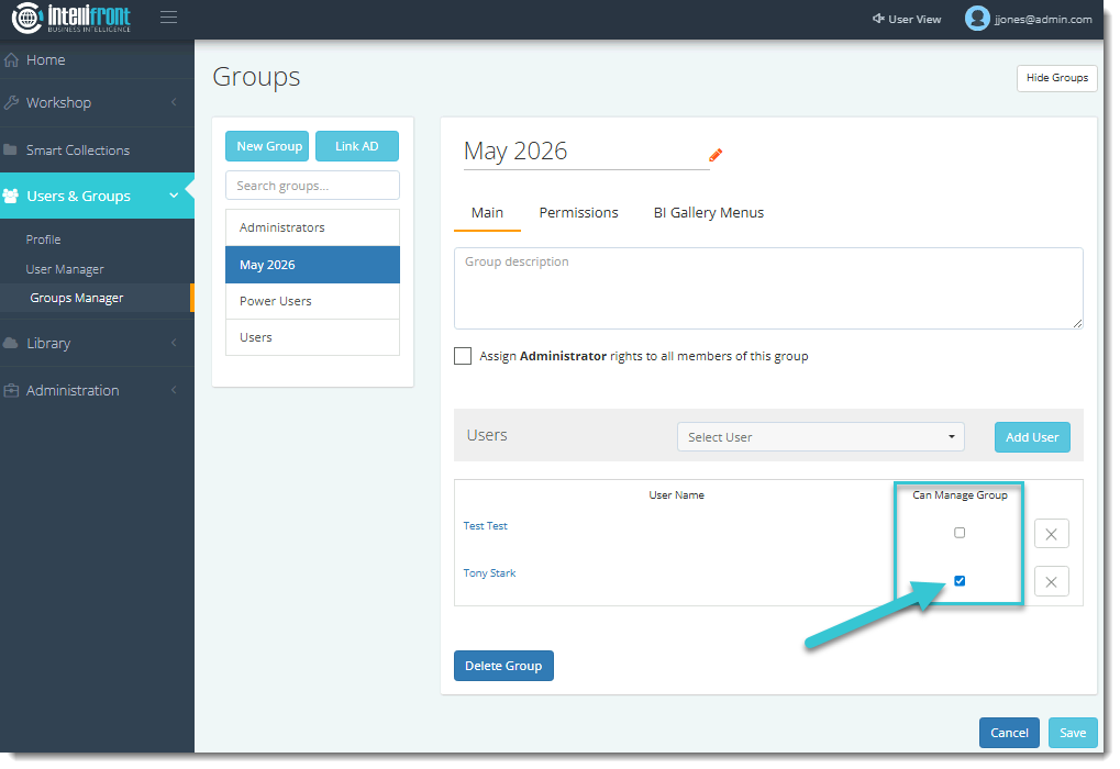 IntelliFront BI Release 20260527 Now Available